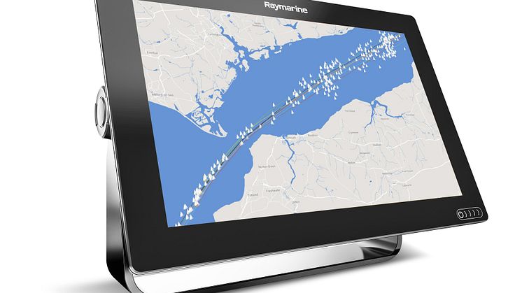 High res image - Raymarime - Axiom 12 showing yachts participating in the RTIR via the race tracker