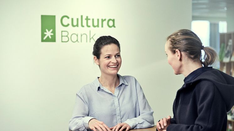 Resepsjonen i Cultura Bank
