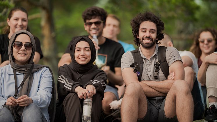 WASP-doktorander på utflykt under en sommarskola 2023. 