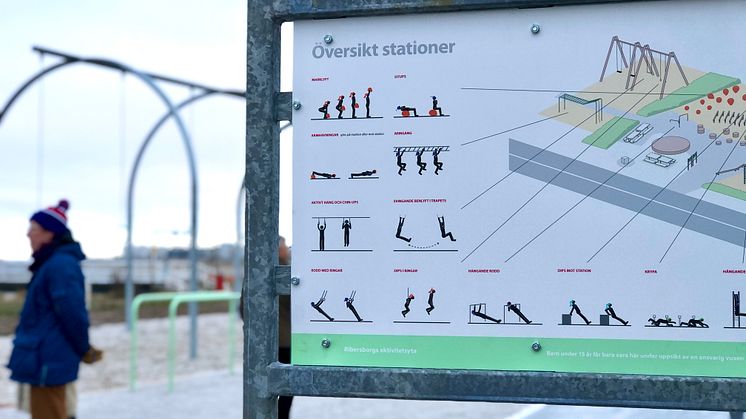 Skolgård blir mötesplats efter skoltid och utegym rustas upp