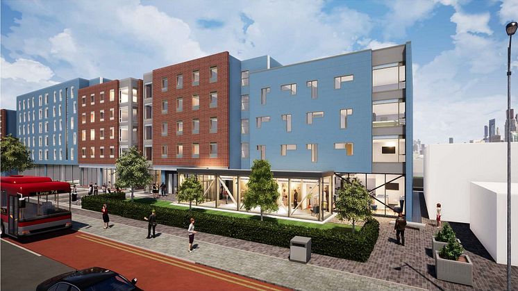 Artist impression of the new Innovation Northumbria: Incubator 