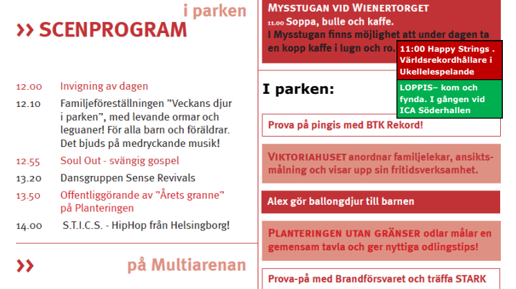 Välkommen till Planteringens stora fest i Helsingborg 2 juni