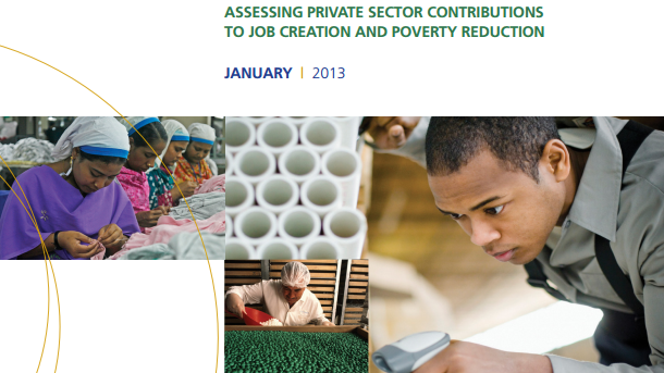 Contributing to creating more and better jobs
