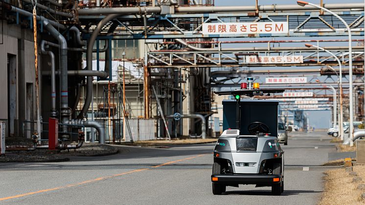 Automated transport trial underway at Prime Polymer’s Anesaki Works factory