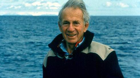 Walter Munk, professor emeritus of geophysics, Scripps Institution of Oceanography. Photo Credit: Jeff Corda