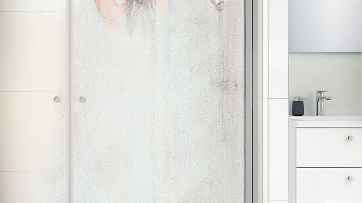 Gustavsberg Shower Square, with person