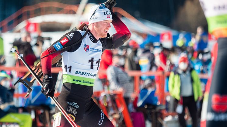 LEDER IBU CUP: Sivert Guttorm Bakken er klar for finalen i IBU Cup'en. Foto: www.biathlonworld.com © Stancik/IBU.
