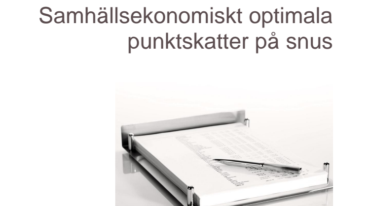 Ny rapport: Höjd snusskatt leder till fler rökare