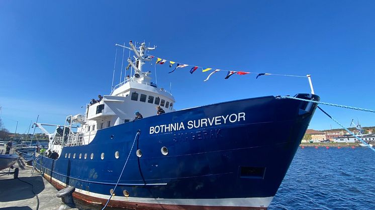 Scandinavian Ocean Minerals undersökningsfartyg R/V Bothnia Surveyor.