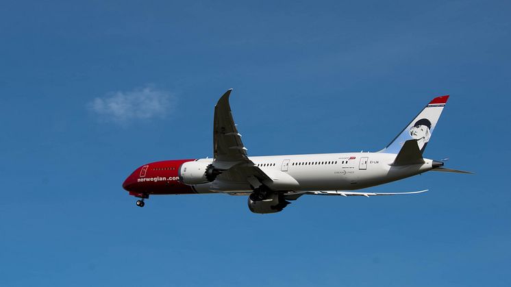 Dreamliner 787-9 EI-LNI "Greta Garbo" despegando de Seatlle.
