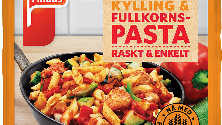Findus Dagens middag med kylling og fullkornspasta