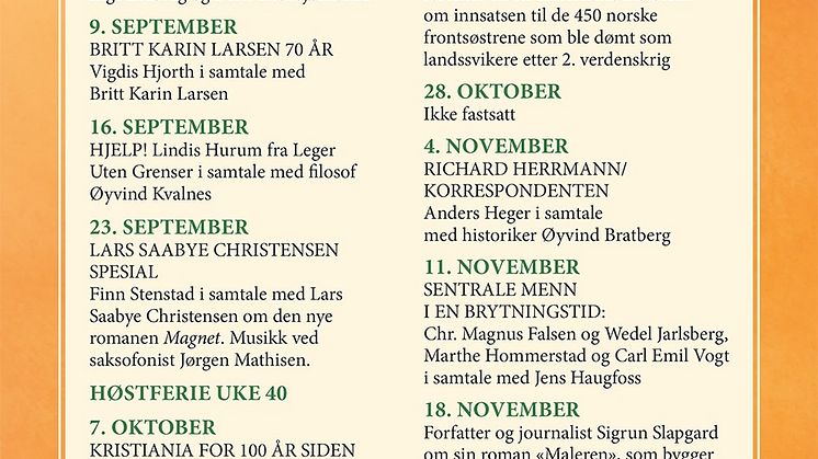 Gode samtaler, viktige tema og spennende arrangement