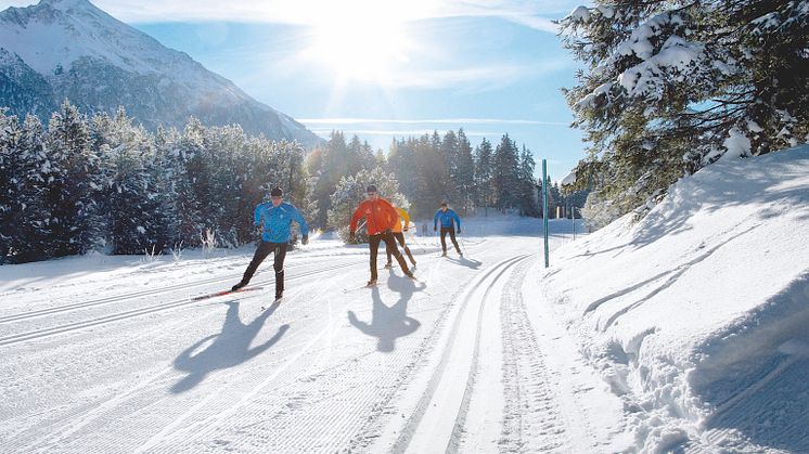 Langlaufen in Lenzerheide (Graubünden) 