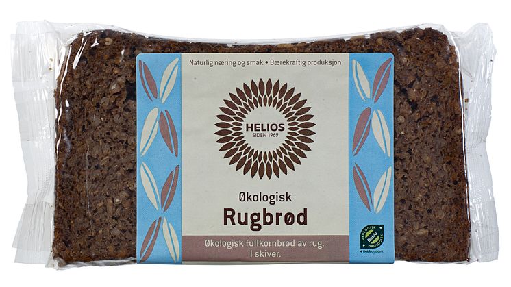 Helios rugbrød skiver økologisk 500 g