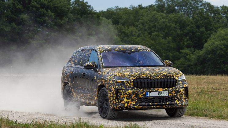 Ny Škoda Kodiaq i camouflage