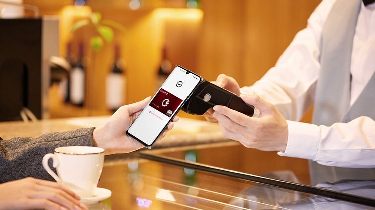 Klart med kontaktlösa NFC-betalningar för Huaweis smarta mobiler