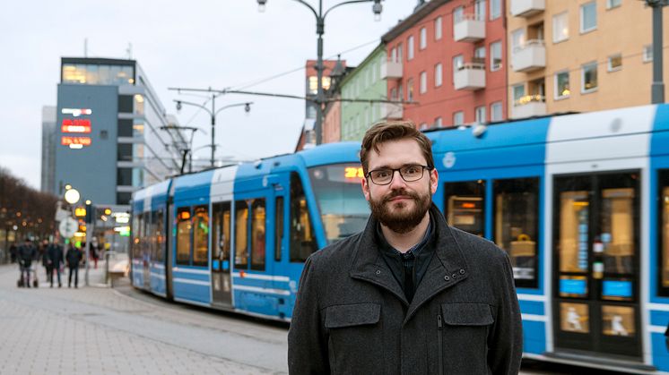 Hans Cruse, kanslichef på föreningen Spårvagnsstäderna som arrangerar Spårvägsforum. Foto: Spårvagnsstäderna