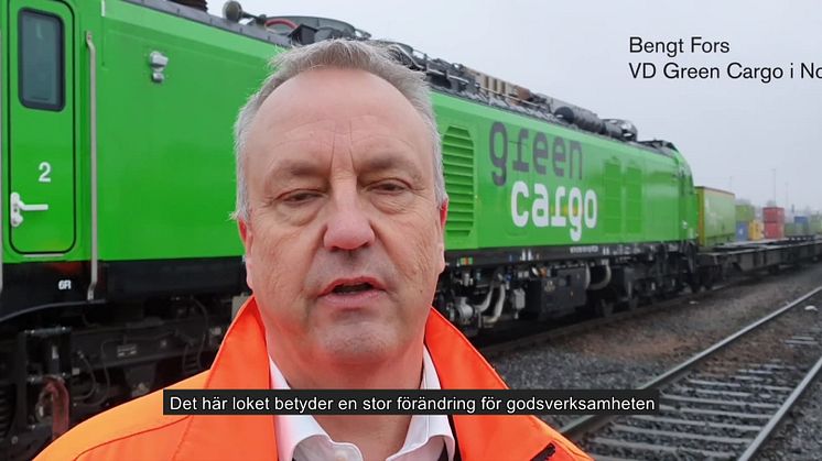 Green Cargo först ut i Norden med att sätta Eurodual-lok i drift