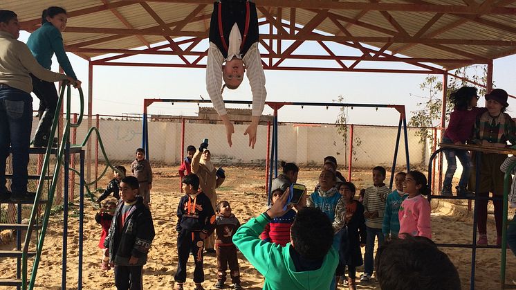 Nour el Refai och Clowner utan Gränser i Jordanien
