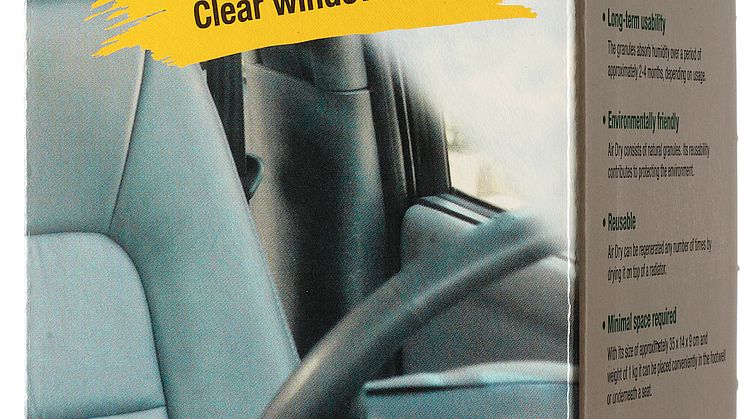 AirDry - en återanvändningsbar luftavfuktare för bilen, båten eller husvagnen