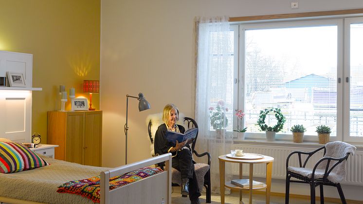 HUMANA -  ÄLDREBOENDE, GÄVLE - ett av de nio projekt som tävlar om Svenska Ljuspriset i år