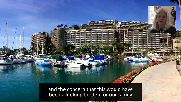 ECC client testimonial:  Compensation payout from Anfi Beach Club