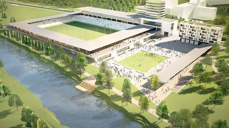 Nu växer det fram - Studenternas IP, det nya arenaområdet i Uppsala