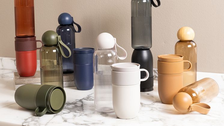 Vattenflaska Ture, take-away mugg Tova & Ted