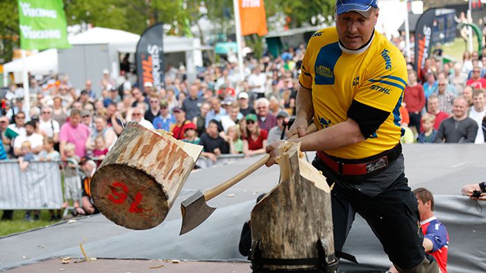 Dubbelt guld och ett brons till Sverige i Nordiska Mästerskapen i STIHL© TIMBERSPORTS©