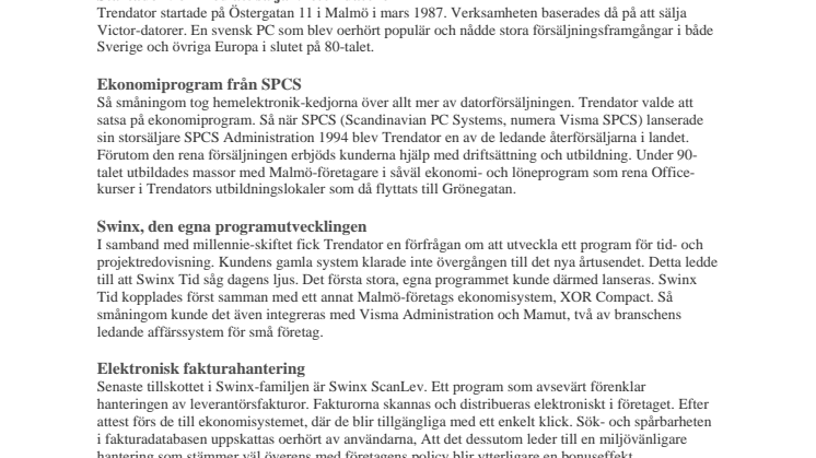 Swinx lanserar flera nya produkter under jubileumsåret!