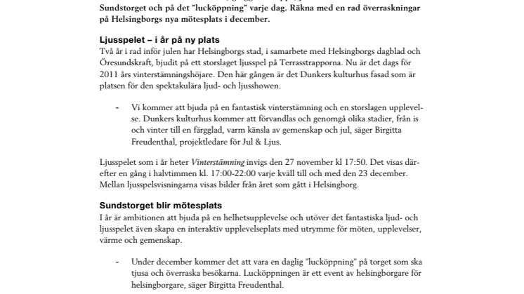 Jul & Ljus – ett ljusevent och en mötesplats i juletid