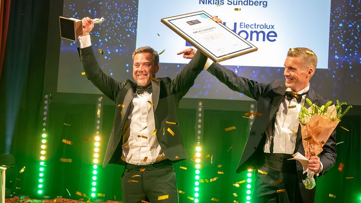 Niklas Sundberg på Electrolux Home i Alingsås är årets franchisetagare 2023