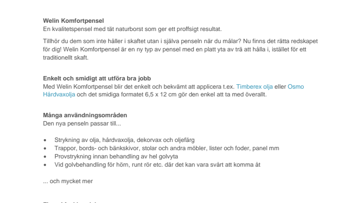 Ny smidig pensel utan skaft 