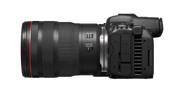 Canon EOS R5 C LEFT SIDE