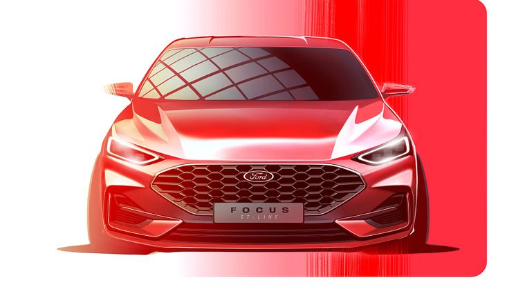 Ford Focus ST-Line skisse 2021