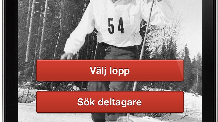 Vasaloppets nya app för iPhone