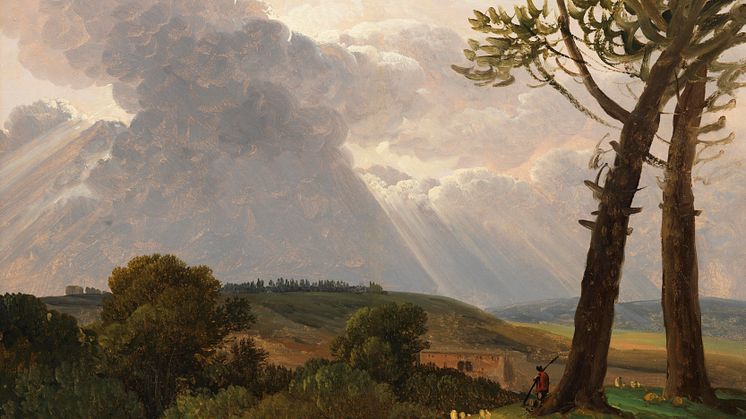 Simon Denis, Study of the Roman Campagna, c. 1800. Photo: Anna Danielsson/Nationalmuseum. 