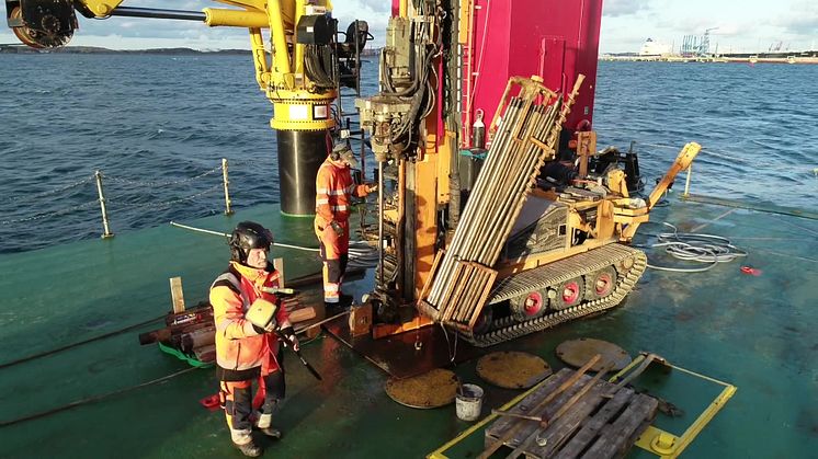 Geotekniska undersökningar för Göteborgs hamn