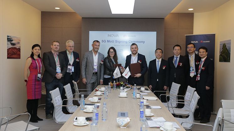 Nova Huawei signing ceremony at #MWC19 2019-02-26.