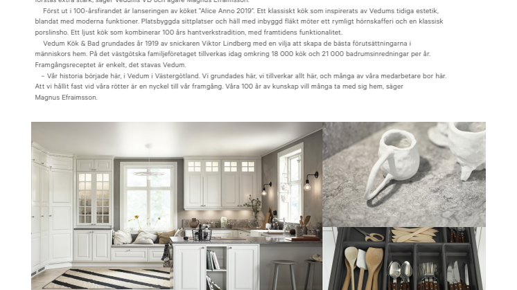Svensk inredningsaktör fyller 100 år