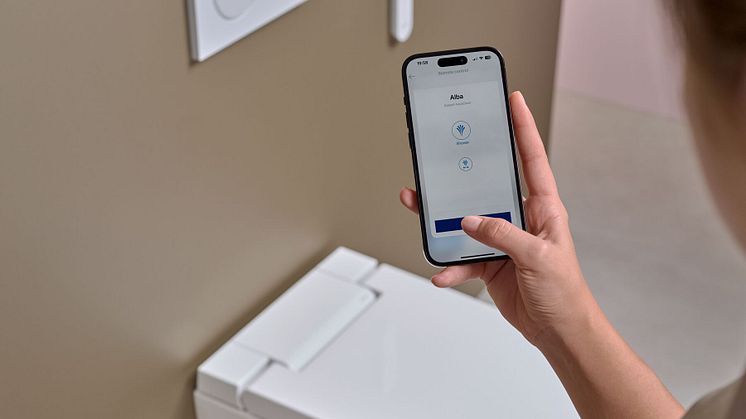 Geberit AquaClean Alba ja Geberit Home -sovellus