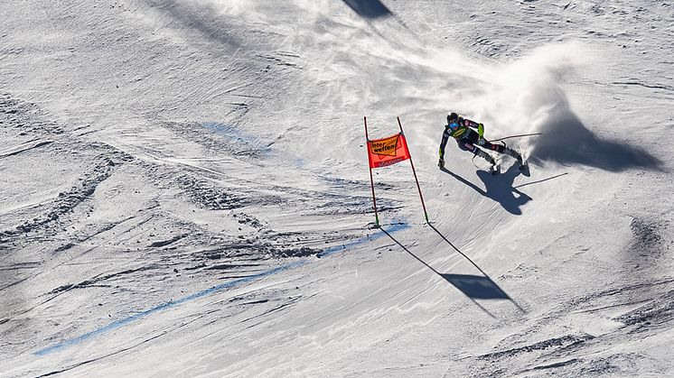 Sara Hector slutade på 12e plats i Sölden 2021. Nu går hon in rankad som etta i världen. Foto: Maxim Thore, Bildbyrån