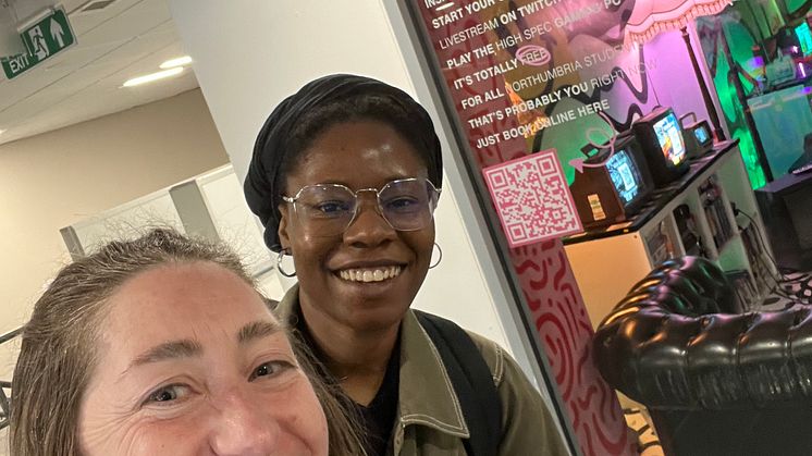 Senior Research Assistants from Northumbria School of Design, Helen Simmons and Dr Nkumbu Mutambo