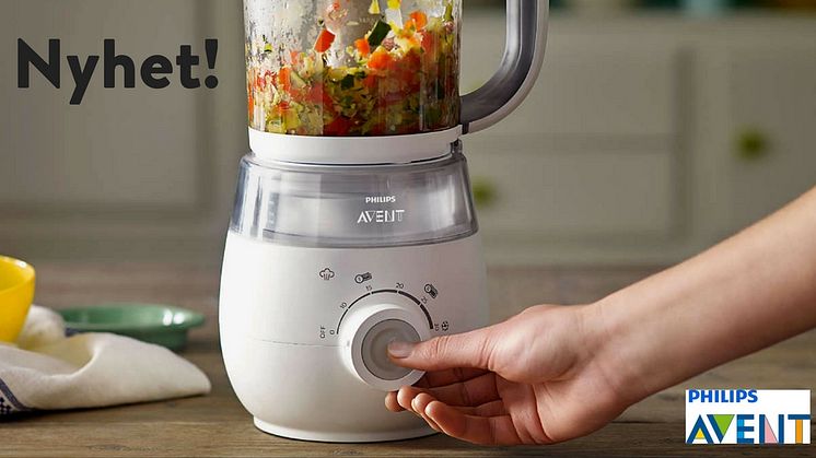 ​​​Nyhet! Philips Avent 4-i-1-matlagingsmaskin