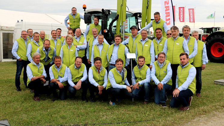 En del av medarbetarna från Swedish Agro Machinery. 