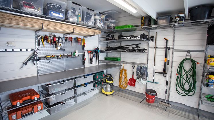 5 tips för förvaring i garage och förråd