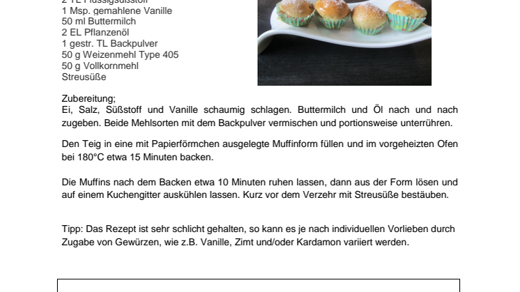 Leichte Mini-Muffins