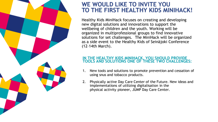Healthy Kids MiniHack Program