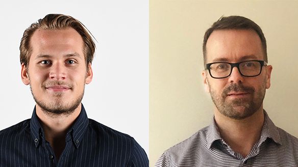 Fredrik Ottosson Grahn och Rickard Bengtsson är nya ansikten på Special-Elektronik.
