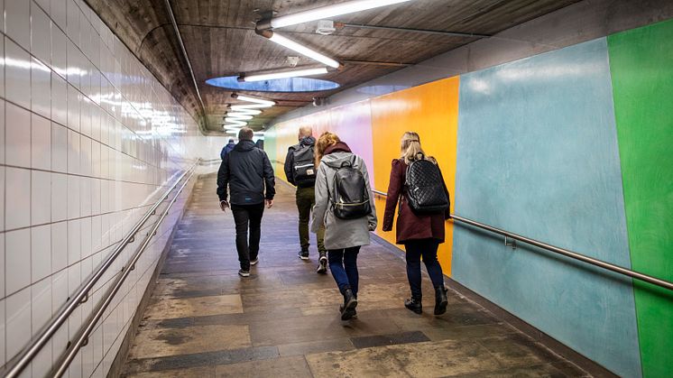 Åpning av fornyet Helsfyr stasjon
